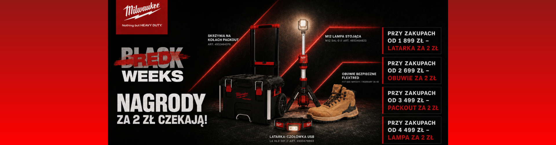 BLACK RED WEEKS